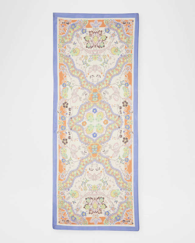 Boheme Paisley Silk Scarf